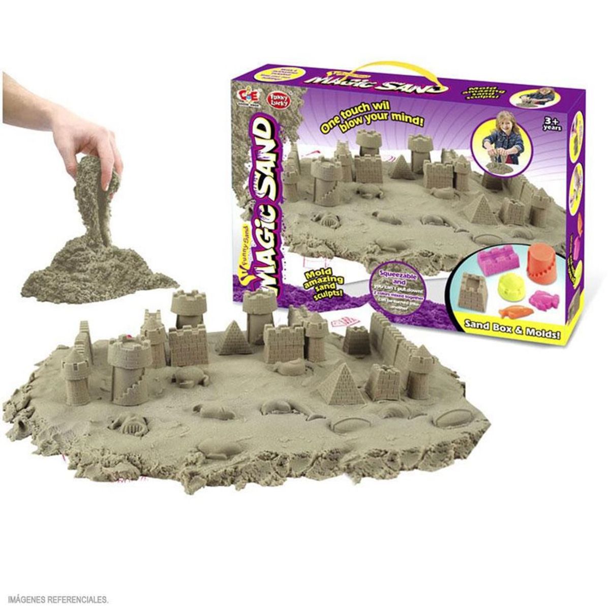 GENERICO - Juego sensorial - Arena Mágica 500gr