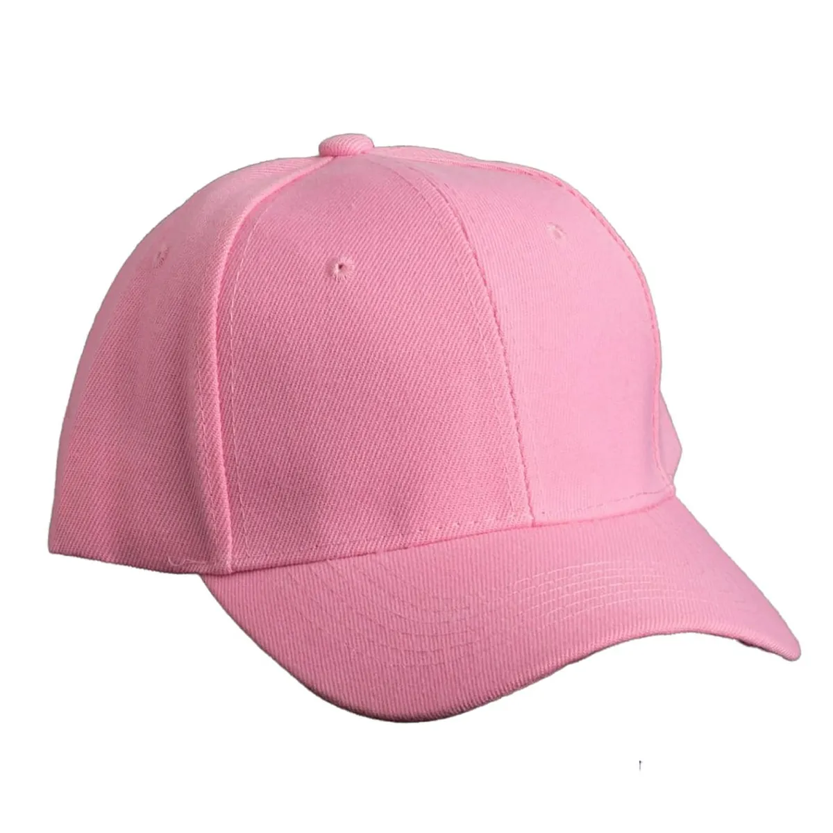 TODO GORROS PERU - Gorro clásico de lona color rosado - TODO GORROS PERU