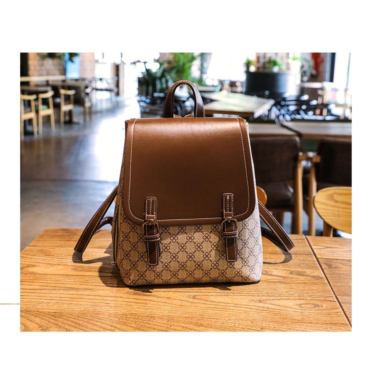 GENERICO - Mochila Bolso Bosnia Premiun Cuero Pu