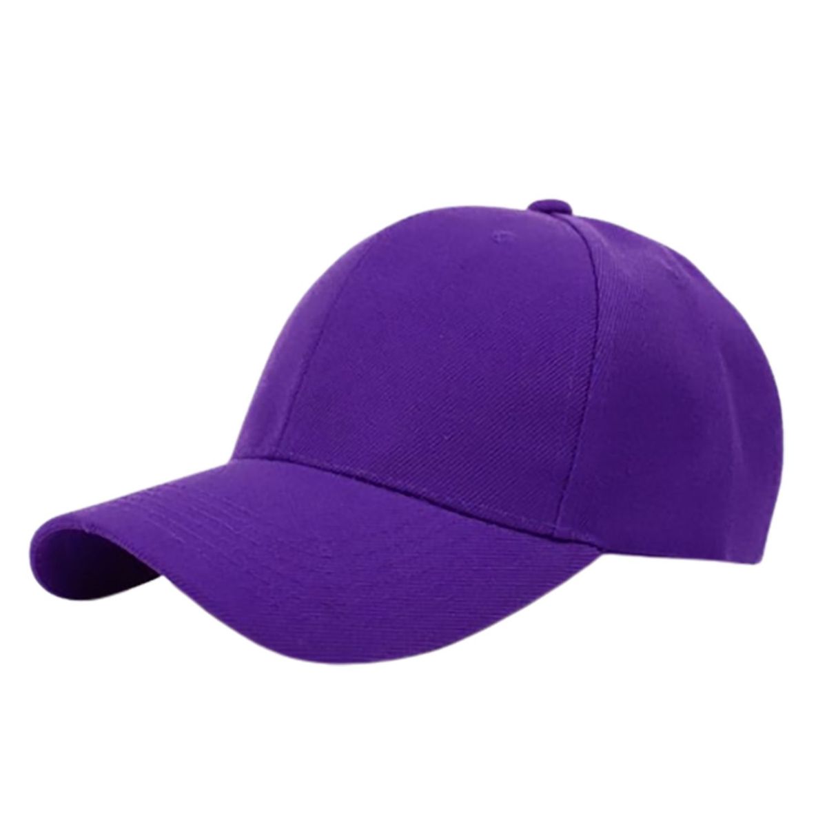 TODO GORROS PERU - Gorro clásico de lona color morado - TODO GORROS PERU