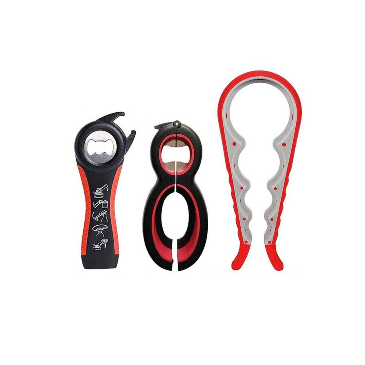 GENERICO - Abridor De Botellas Se Pueden Abrir Varias Botellas 3 Piezas