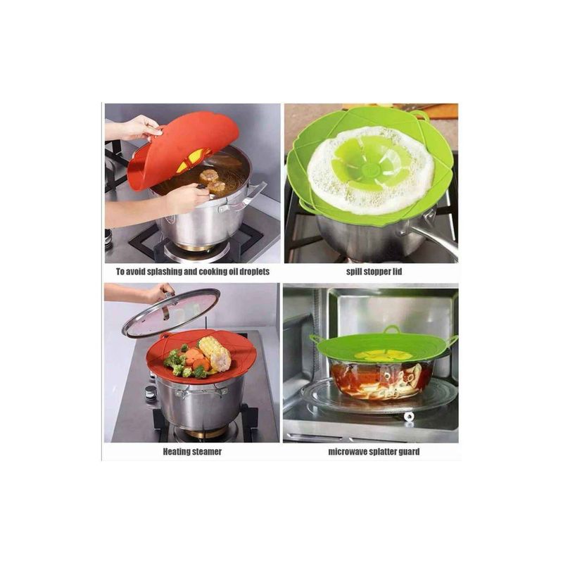 GENERICO - Tapas de silicona multifuncional antiderrame