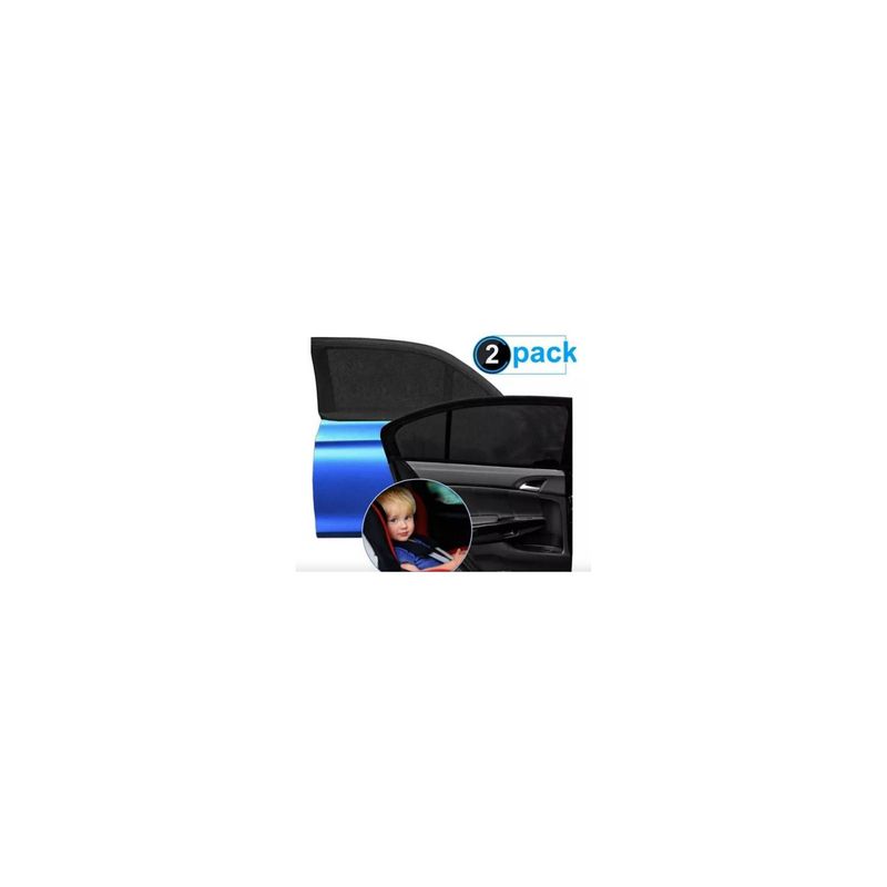 GENERICO - FUNDA PROTECTORA RAYOS UV PARA CARRO 2 UNIDADES