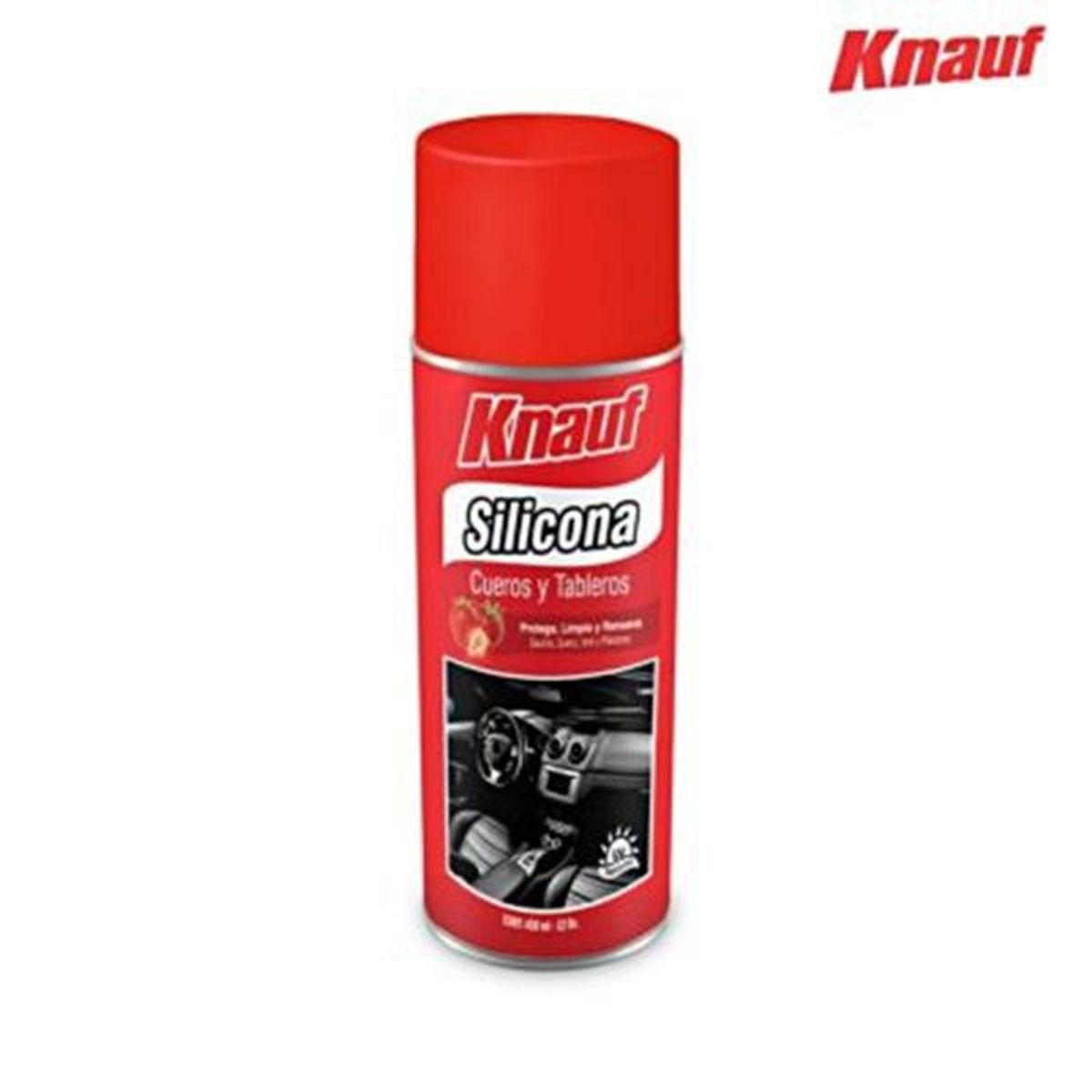 KNAUF - Silicona para Cueros y Tableros Aroma Fresa  x 450ml KNAUF