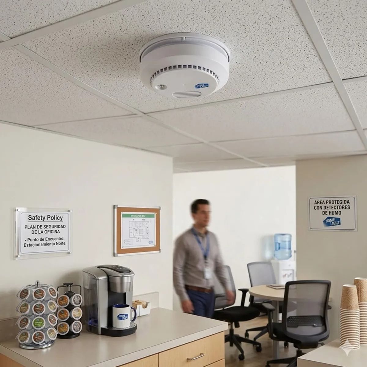 HOME LIGHT - DETECTOR DE HUMO CON BATERIA HOME LIGHT