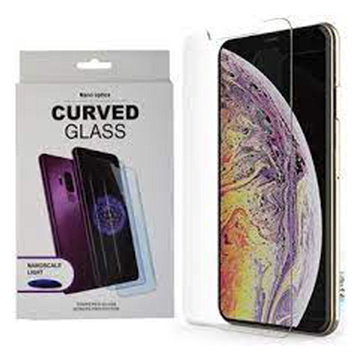 GENERICO - Vidrio templado UV para Iphone 11 Pro/ X / XS protector calidad
