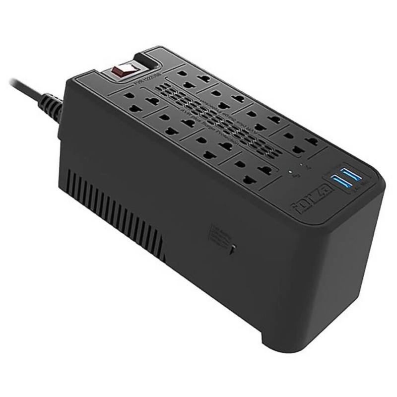 FORZA - ESTABILIZADOR FORZA 8 TOMAS 1200VA/600W