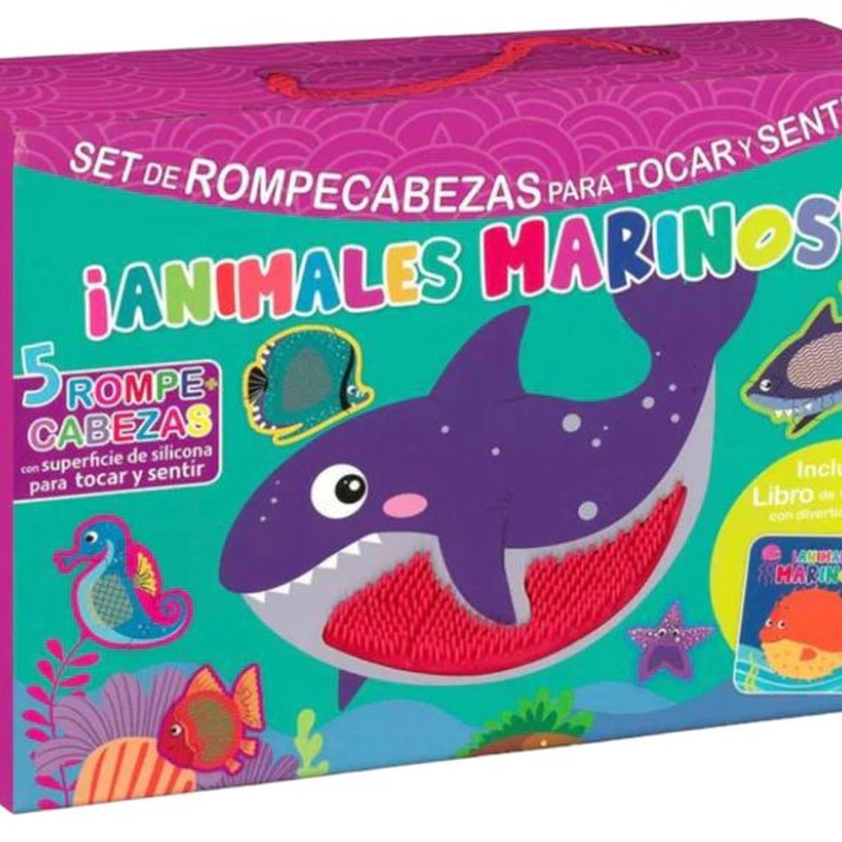 GENERICO - Cuento  Rompecabezas de Silicona de Animales del Océano