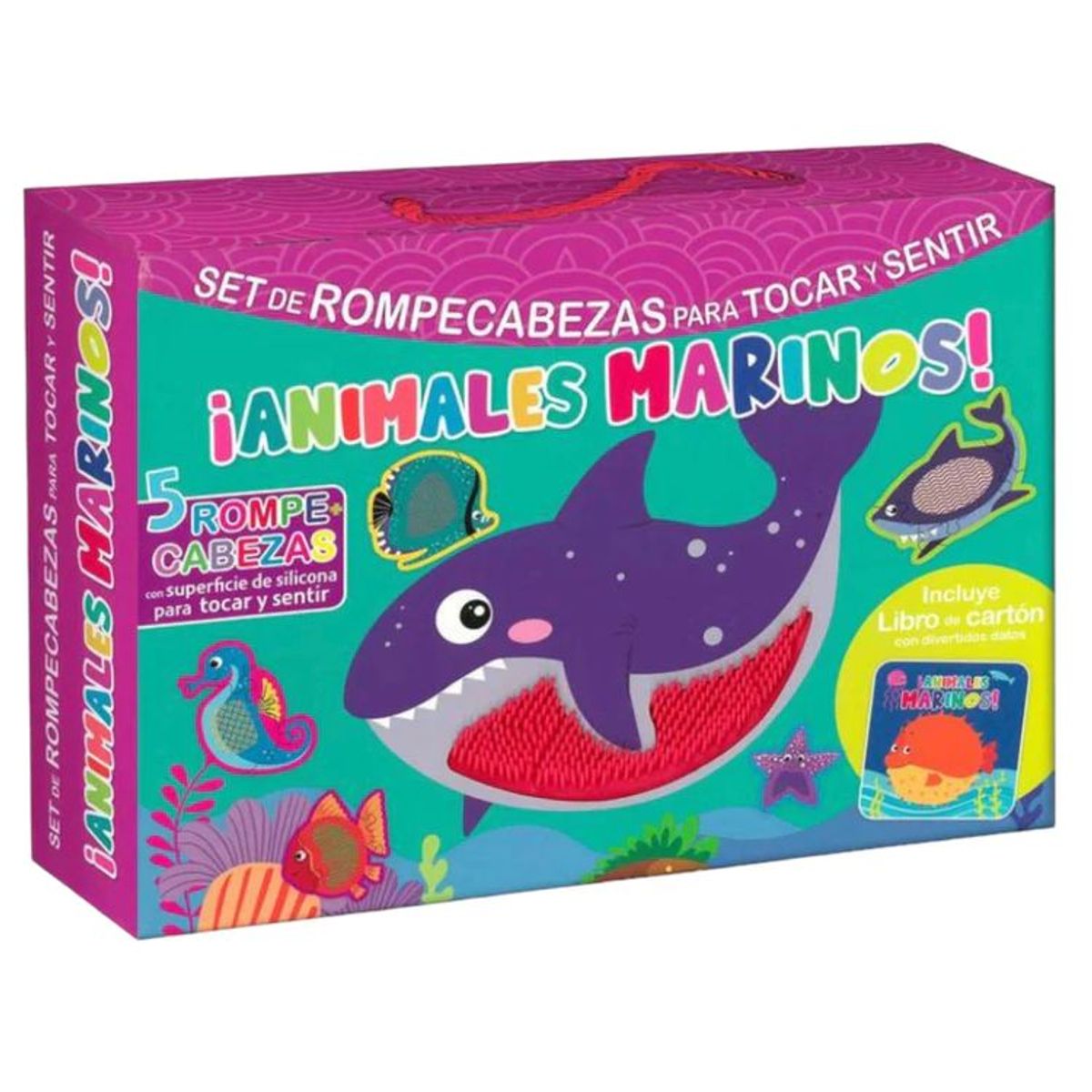 GENERICO - Cuento  Rompecabezas de Silicona de Animales del Océano