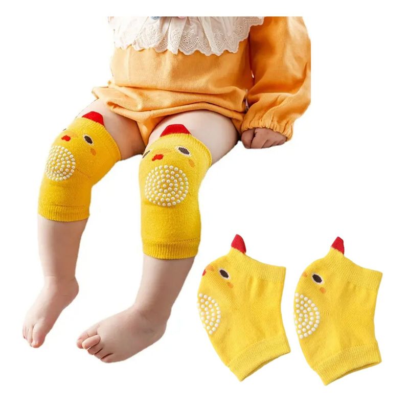 GENERICO - Rodilleras para Gateo Granjita Niñas x 3 Pares