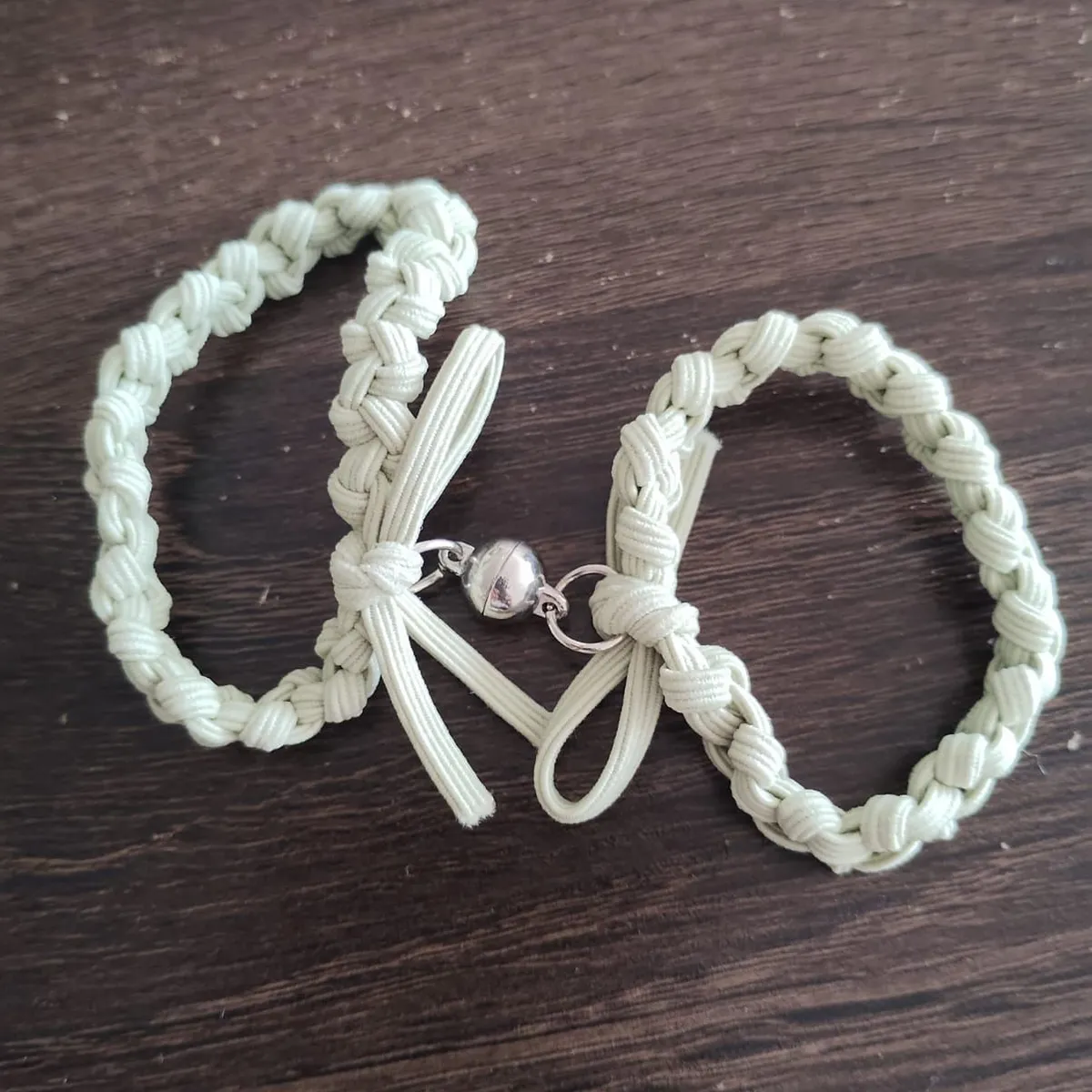 IMPORTADO MC - Pulsera brazalete tobillera ajustable para parejas imantada