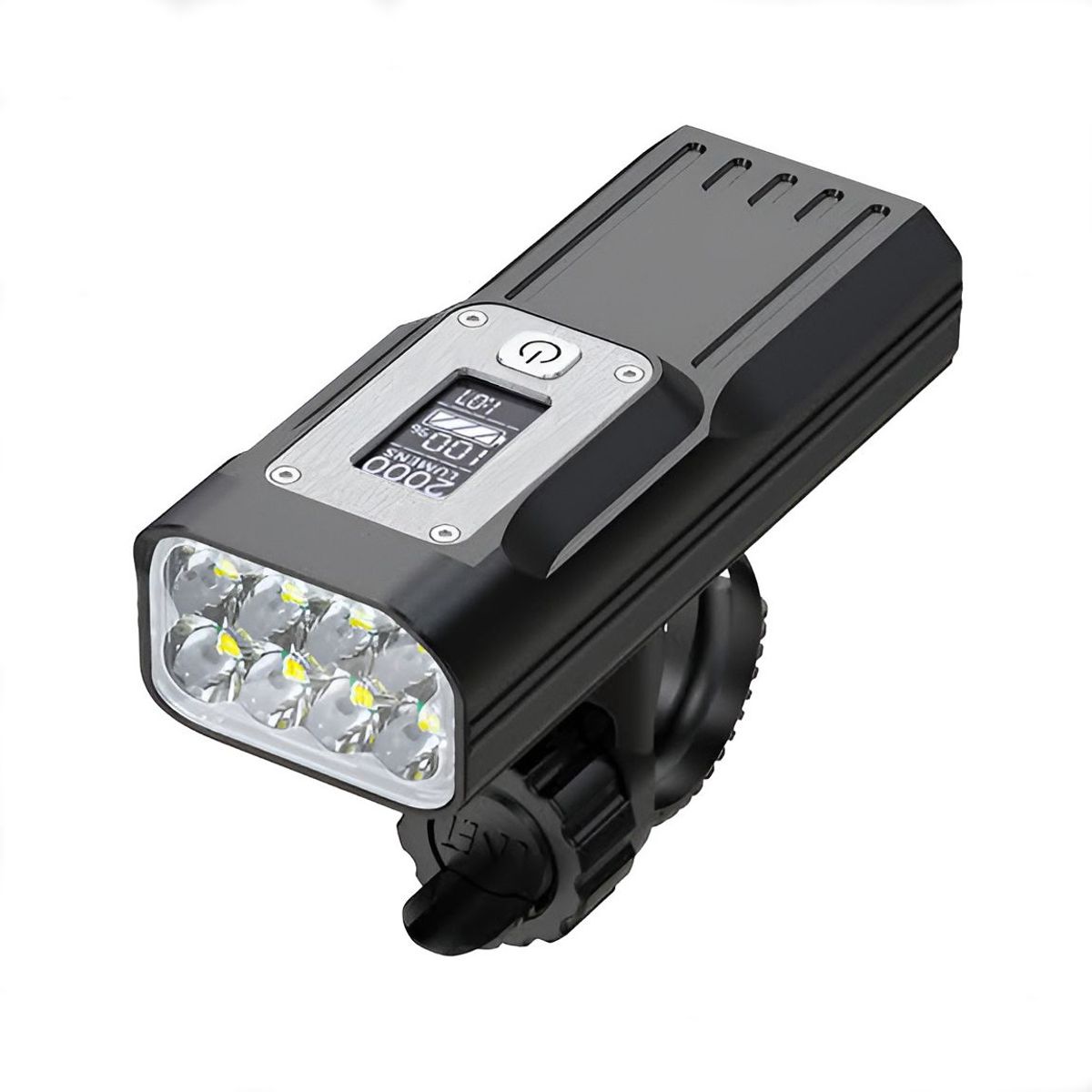 GENERICO - Luz Delantera de 2000 Lúmenes Para Bicicleta