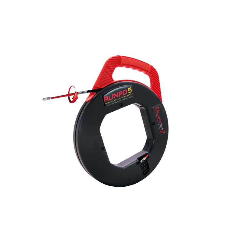 RUNPOTEC - Guía Pasacables Triple Trenzado Runpo 5 de 30 metros con Estuche