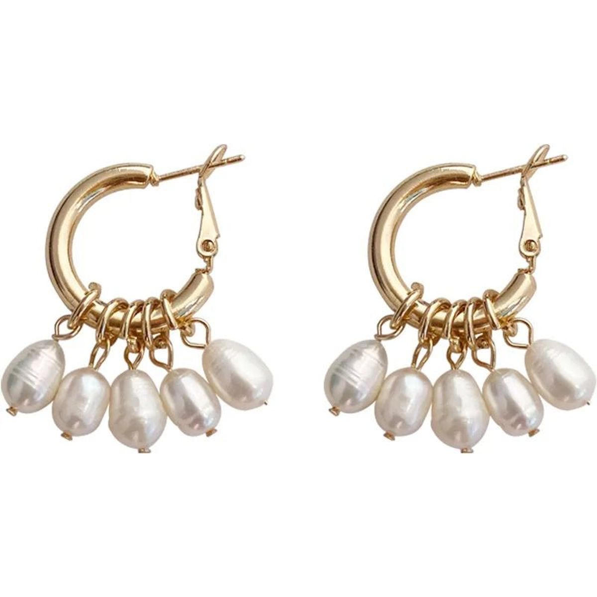 IMPORTADO MC - Aretes perlas dorado