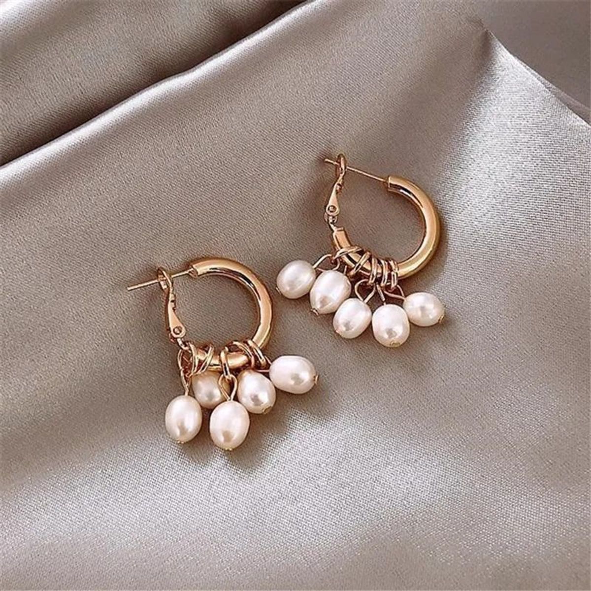 IMPORTADO MC - Aretes perlas dorado