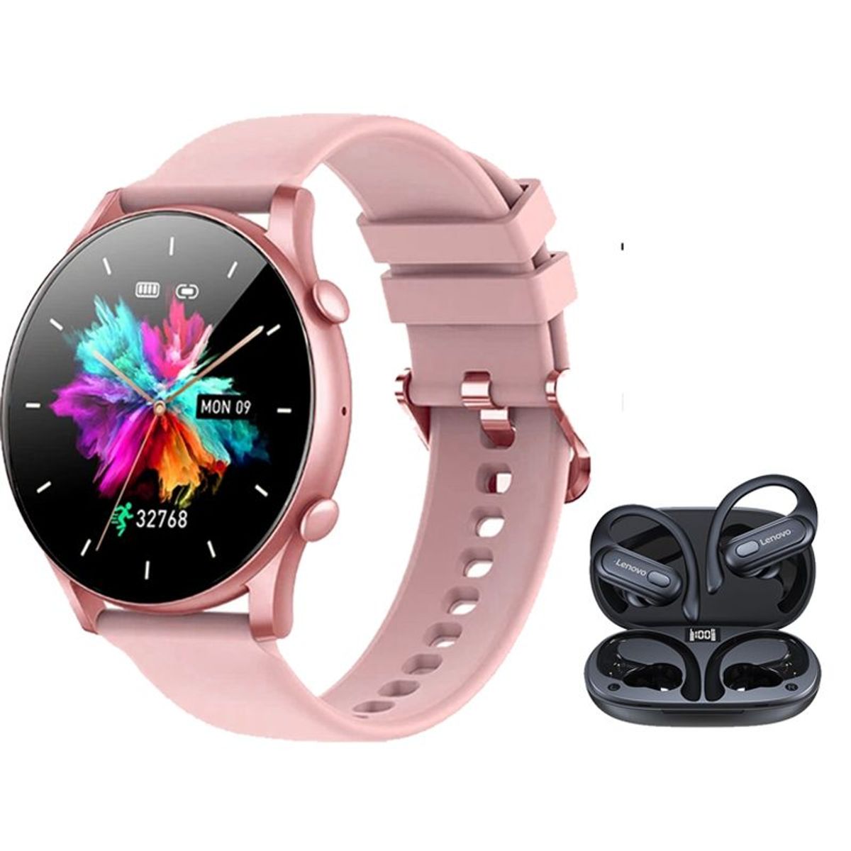 LENOVO - Lenovo XT60 De Audífonos tws y Toumi Fit 3 Pro Reloj inteligente