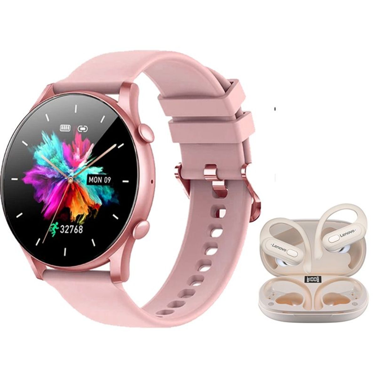 LENOVO - Lenovo XT60 De Audífonos tws y Toumi Fit 3 Pro Reloj inteligente