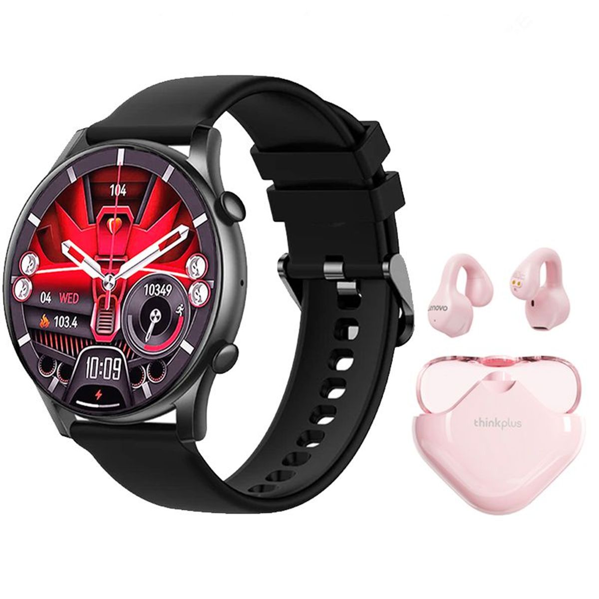 LENOVO - Lenovo XT61 De Audífonos y Toumi Fit 3 Pro Reloj inteligente