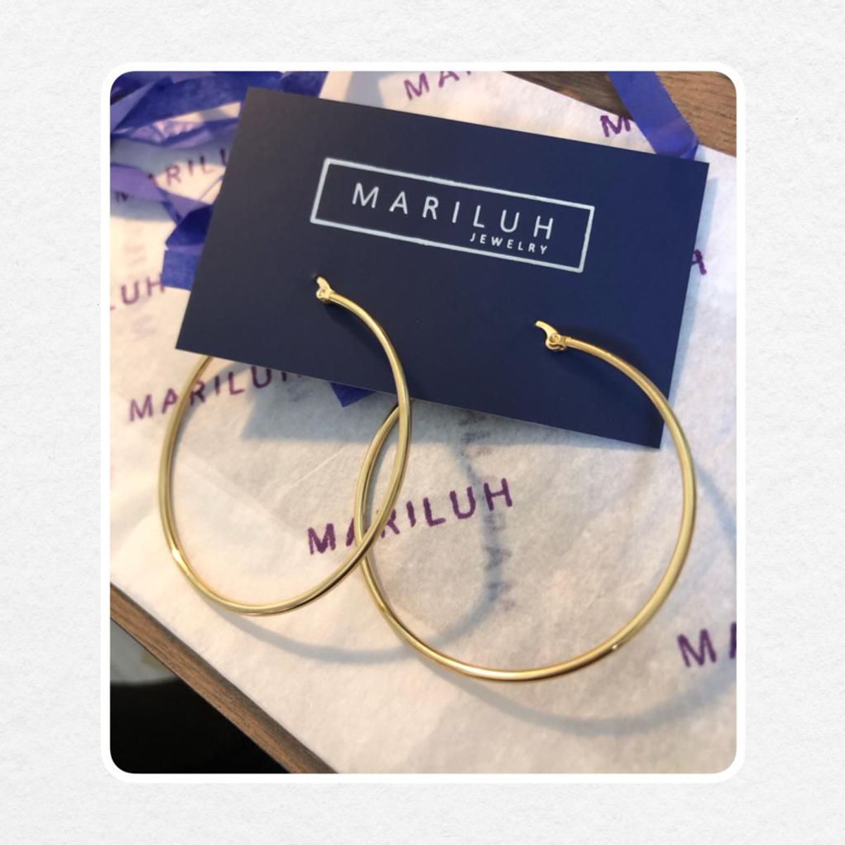 GENERICO - Aretes Acero - Argollas Lisa Grande Dorada