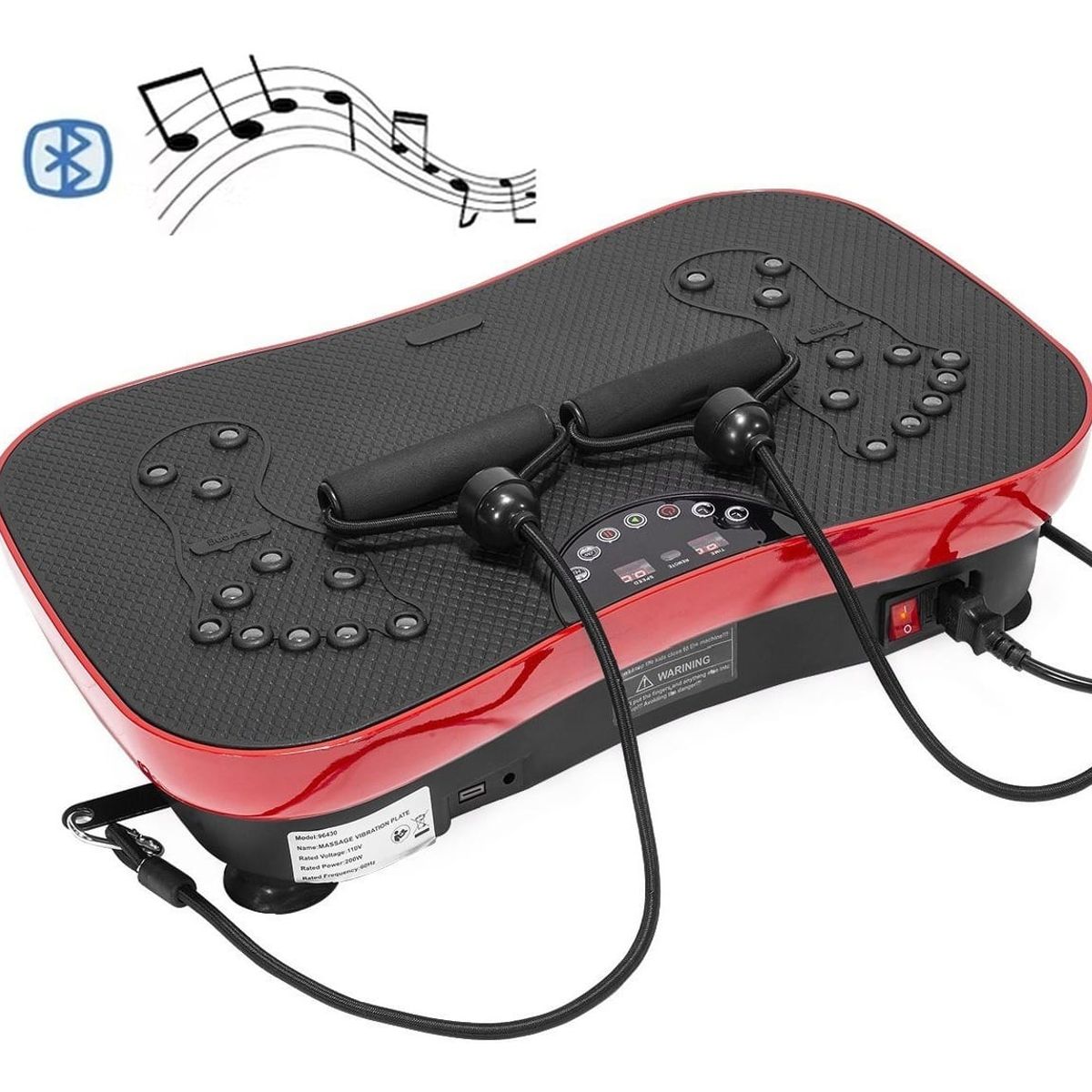 GENERICO - Plataforma Vibratoria de 99 Velocidades con Imanes y Bandas