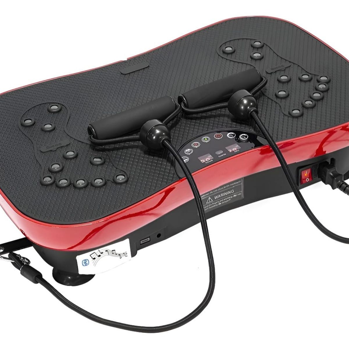 GENERICO - Plataforma Vibratoria de 99 Velocidades con Imanes y Bandas