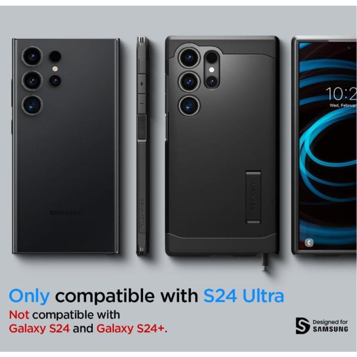 SPIGEN - CASE SPIGEN TOUGH ARMOR SAMSUNG S24 ULTRA Y VIDRIO UV