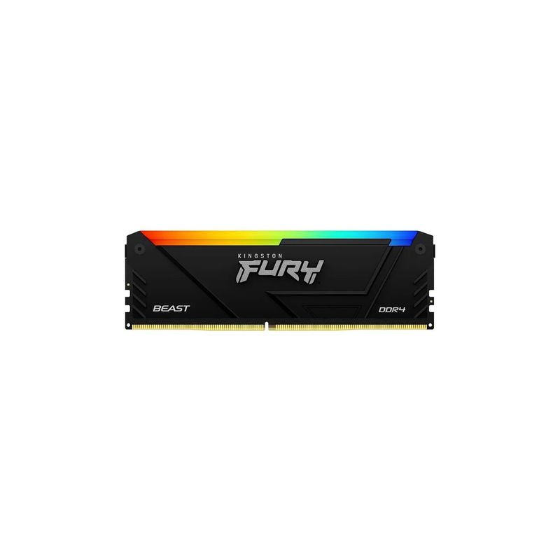 KINGSTON - Memoria Ram Gamer Kingston Fury RGB DDR4 16GB 3200mhz