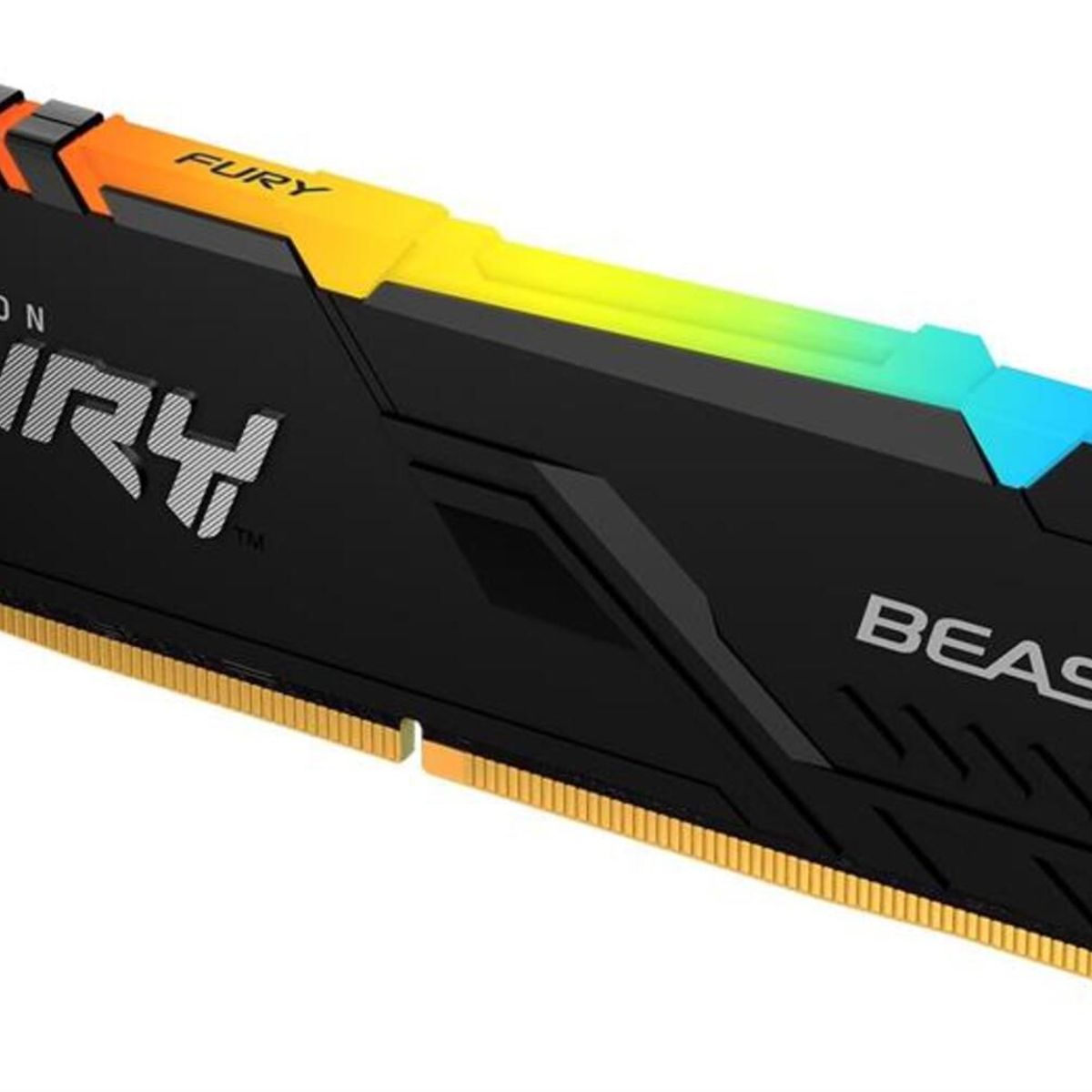 KINGSTON - Memoria Ram Gamer Kingston Fury RGB DDR4 16GB 3200mhz
