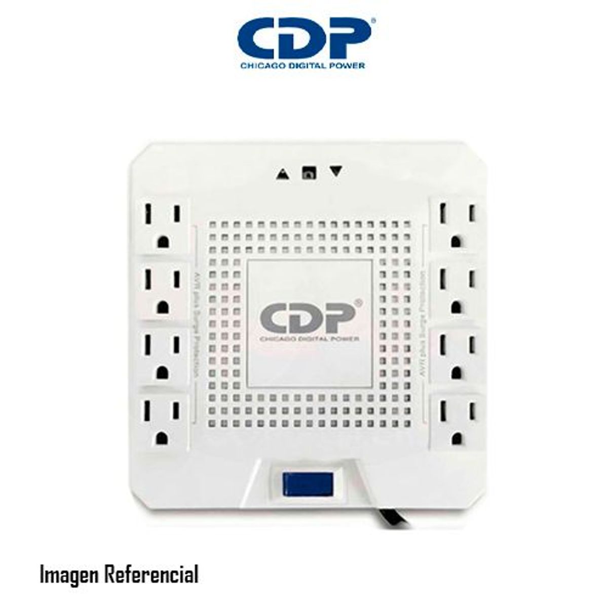 CDP - ESTABILIZADOR CDP R-AVR1808I 1800VA 1000W 220V 8 TOMAS P/N:R-AVR1808I