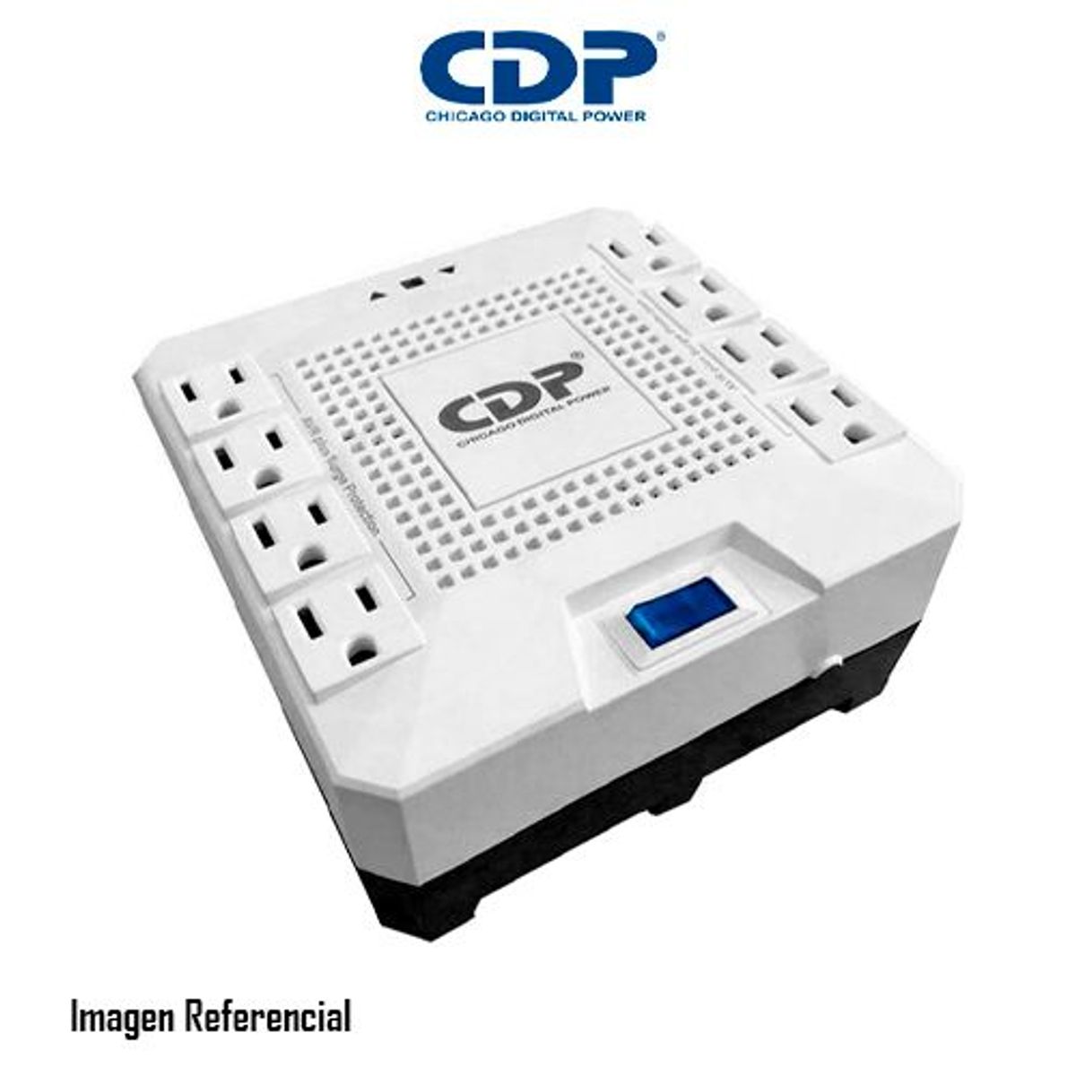 CDP - ESTABILIZADOR CDP R-AVR1808I 1800VA 1000W 220V 8 TOMAS P/N:R-AVR1808I