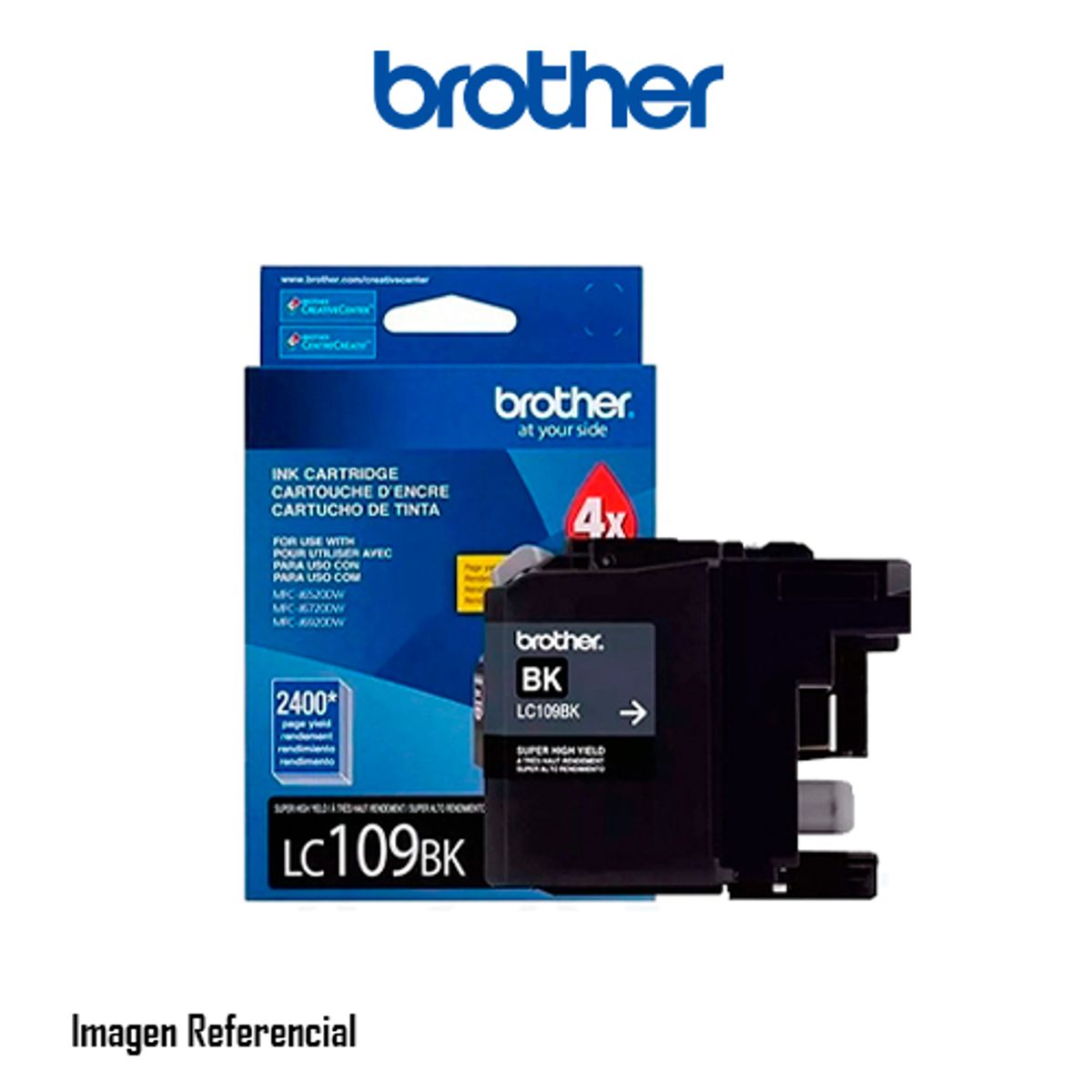 BROTHER - TINTA BROTHER LC-109BK XXL MFC-J6520DW NEGRO P/N:LC109BK
