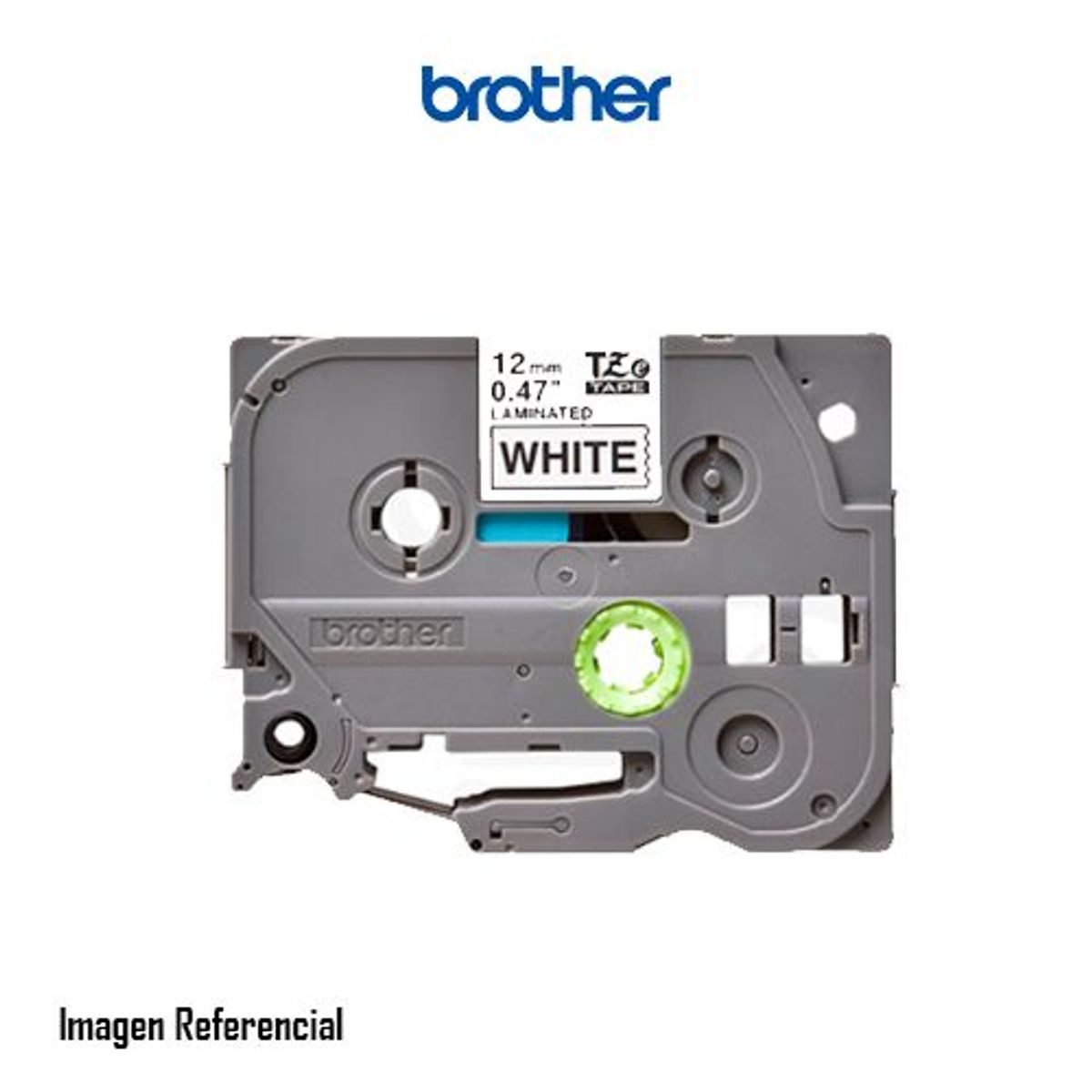 BROTHER - CINTA BROTHER TZE-231 NEGRO SOBRE BLANCO P/N: TZE231