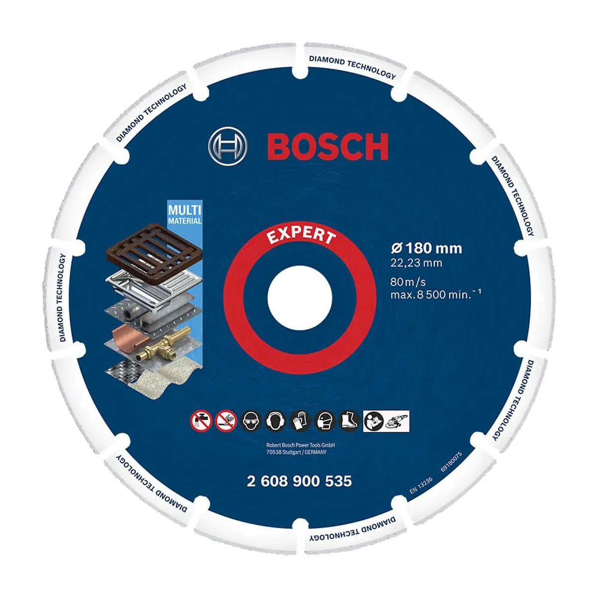 BOSCH - Disco Diamantado 7" Expert para Metal Bosch