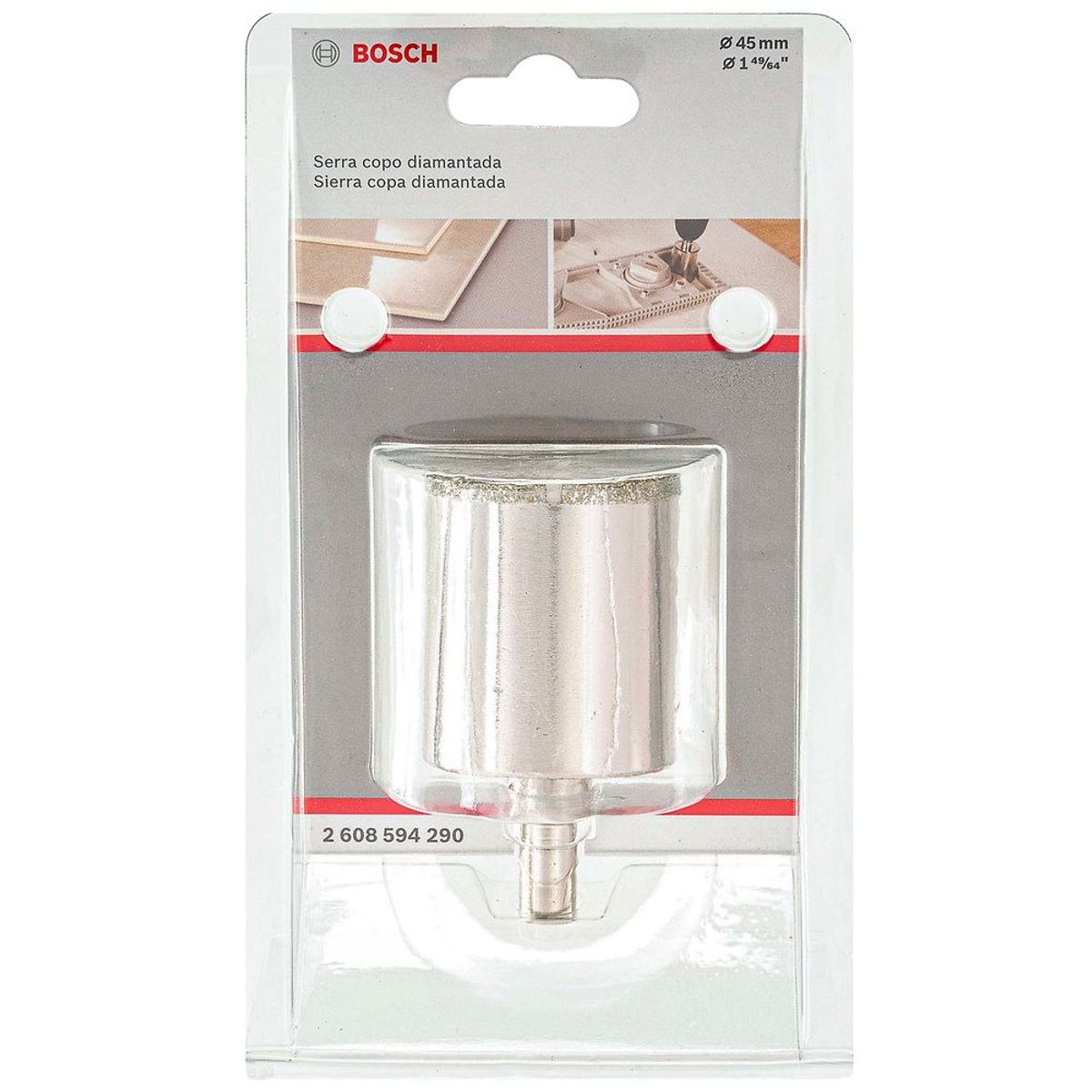 BOSCH - Sierra Copa DIamantada 45mm GREY