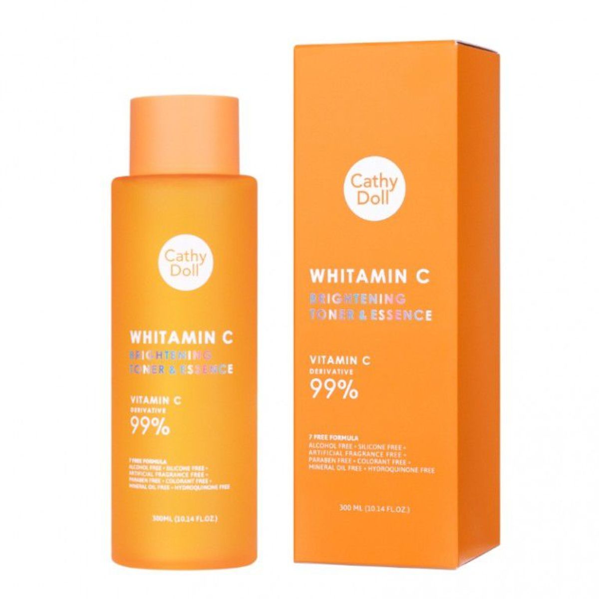 CATHY DOLL - WHITAMIN C BRIGHTENING TONER AND ESSENCE 300ML_123
