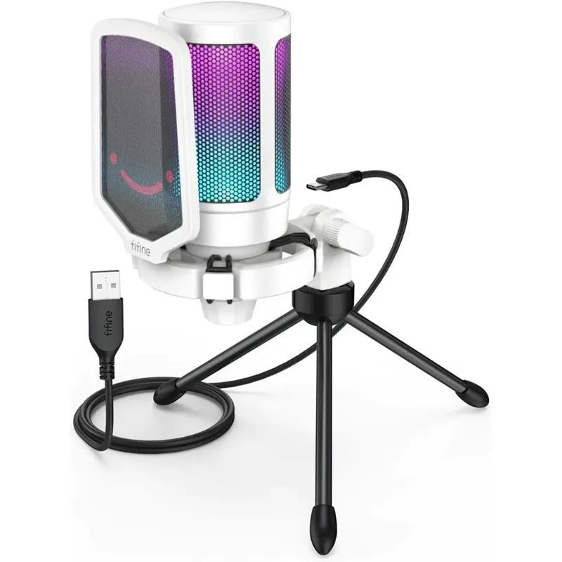 FIFINE - Micrófono Fifine A6V WHITE