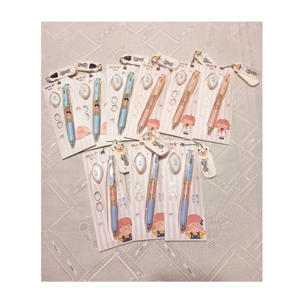 GENERICO - Lapicero kawaii tinta invisible con luz LED