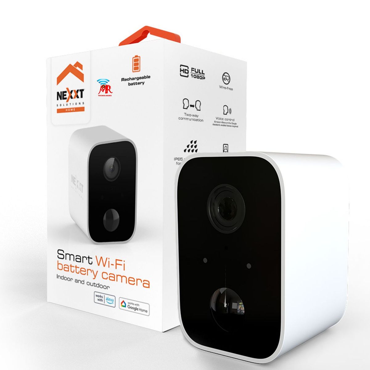 NEXXT SOLUTIONS - Cámara para exterior e interior con batería NEXXT NHC-O640