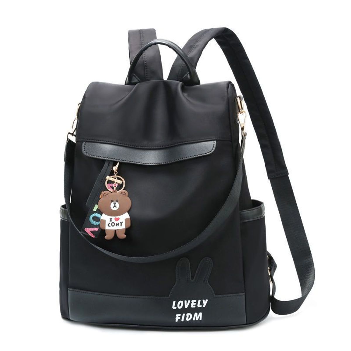 GENERICO - Mochila antirrobo para mujer bolso coreano love