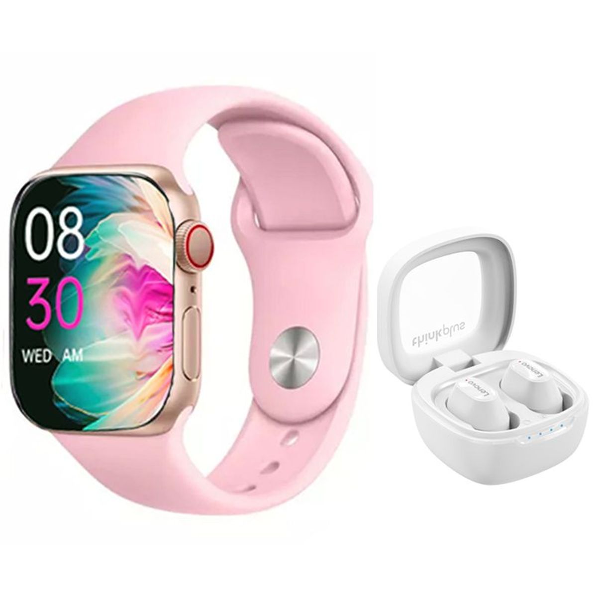 LENOVO - Audífonos Lenovo XT62-Blanco y Toumi S9 PRO-P Watch Reloj inteligente