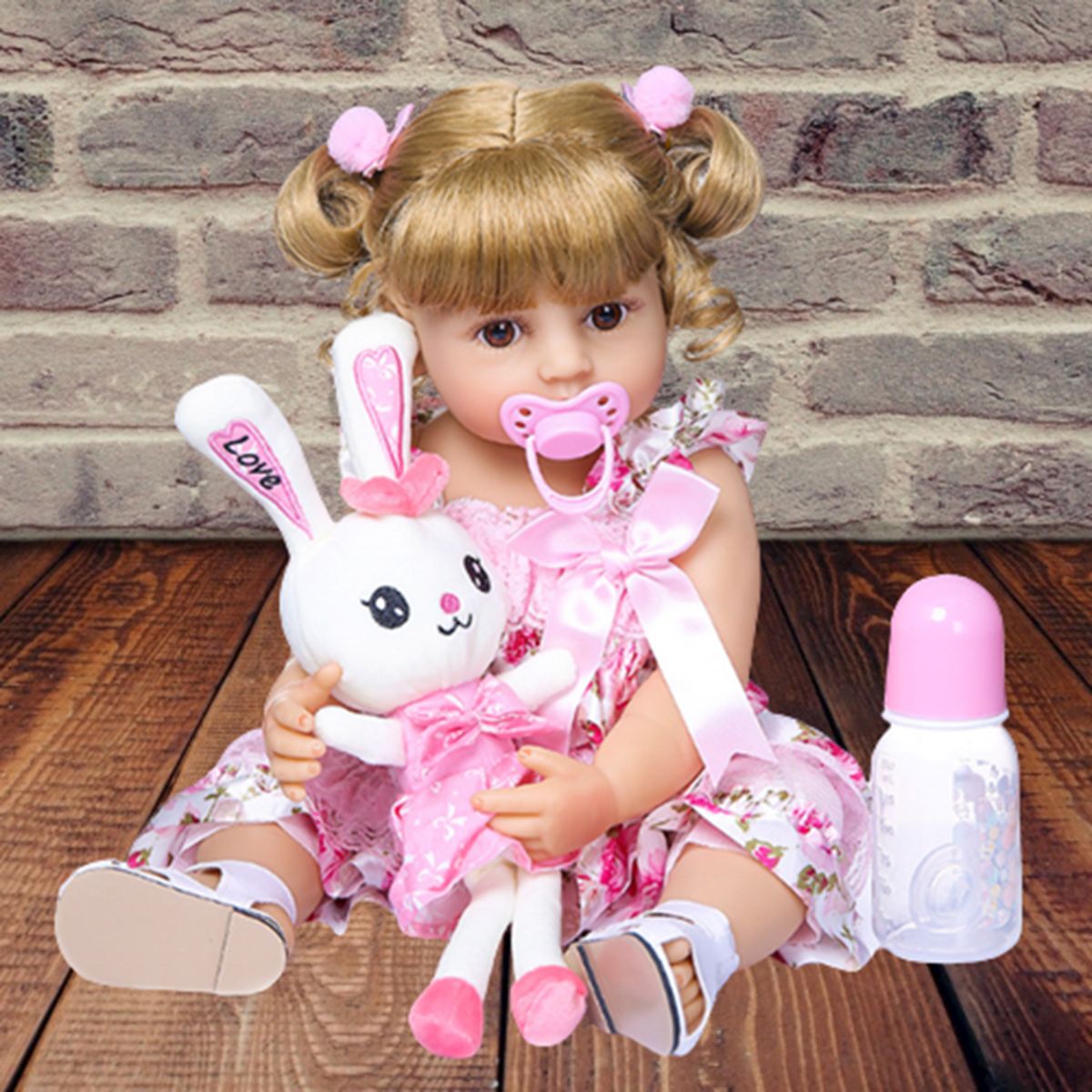GENERICO - Muñeca reborn - muñecas de bebé de silicona completa - versión 4