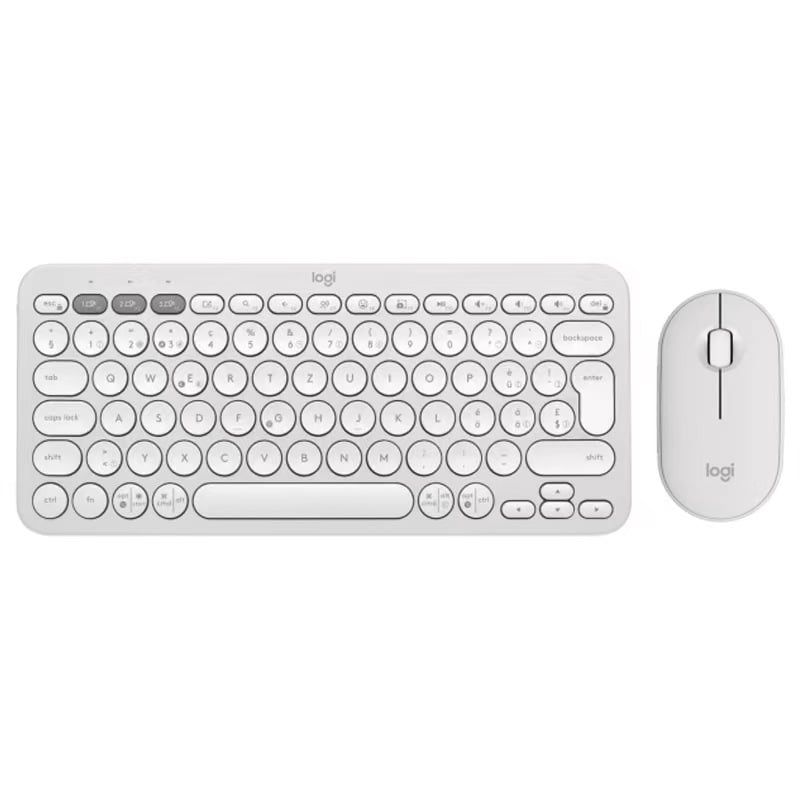 LOGITECH - Teclado Logitech K380 PEBBLE 2 COMBO Bluetooth CO Y Ratón W