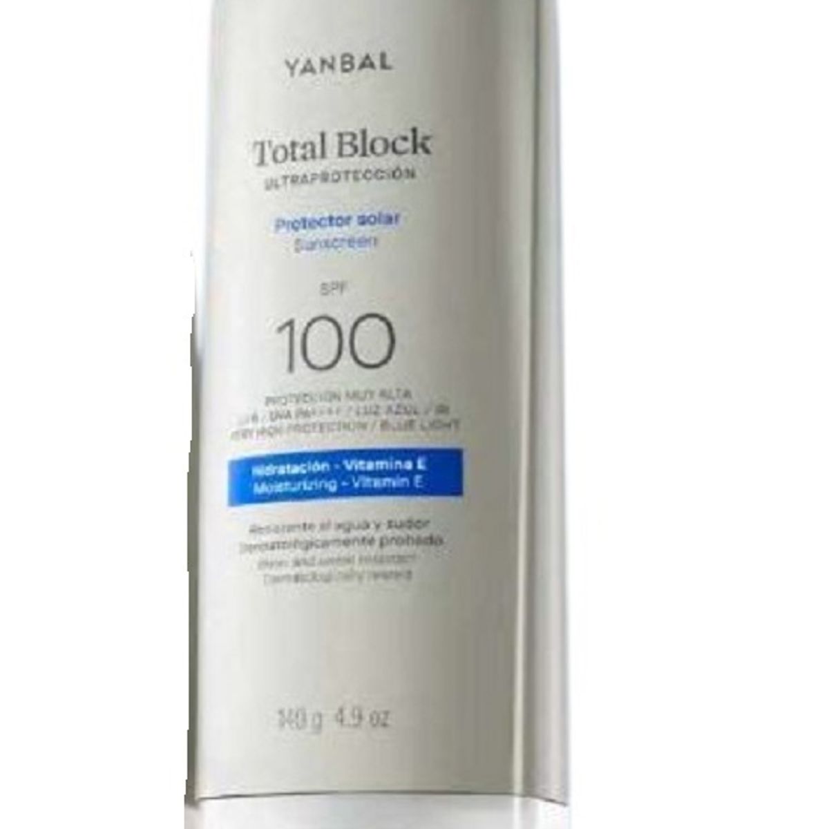 YANBAL - Total Block Protector Solar Jumbo SPF 100 - 140g yanbal