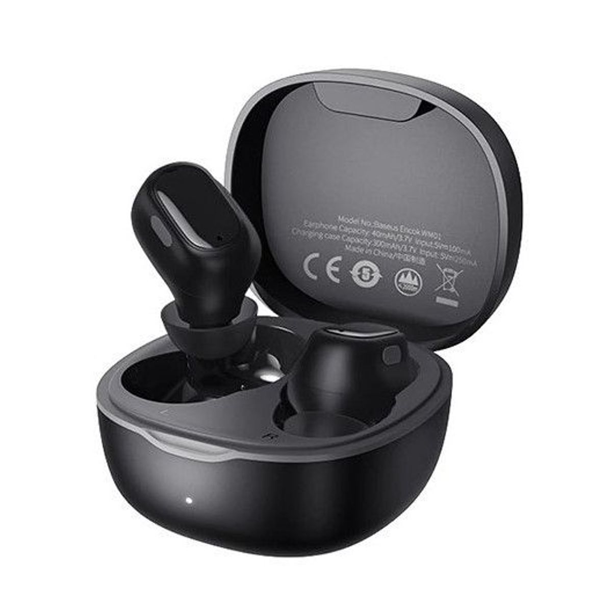 BASEUS - Audífonos Baseus Bowie Wm01 Tactil Bluetooth 5.3 - Black