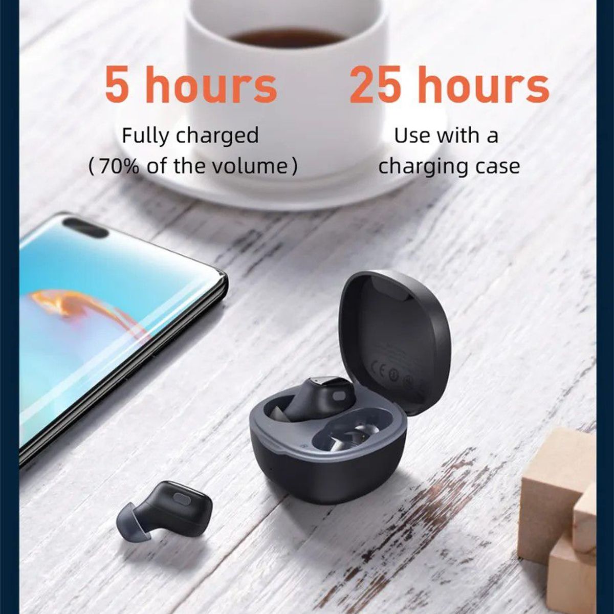 BASEUS - Audífonos Baseus Bowie Wm01 Tactil Bluetooth 5.3 - Black