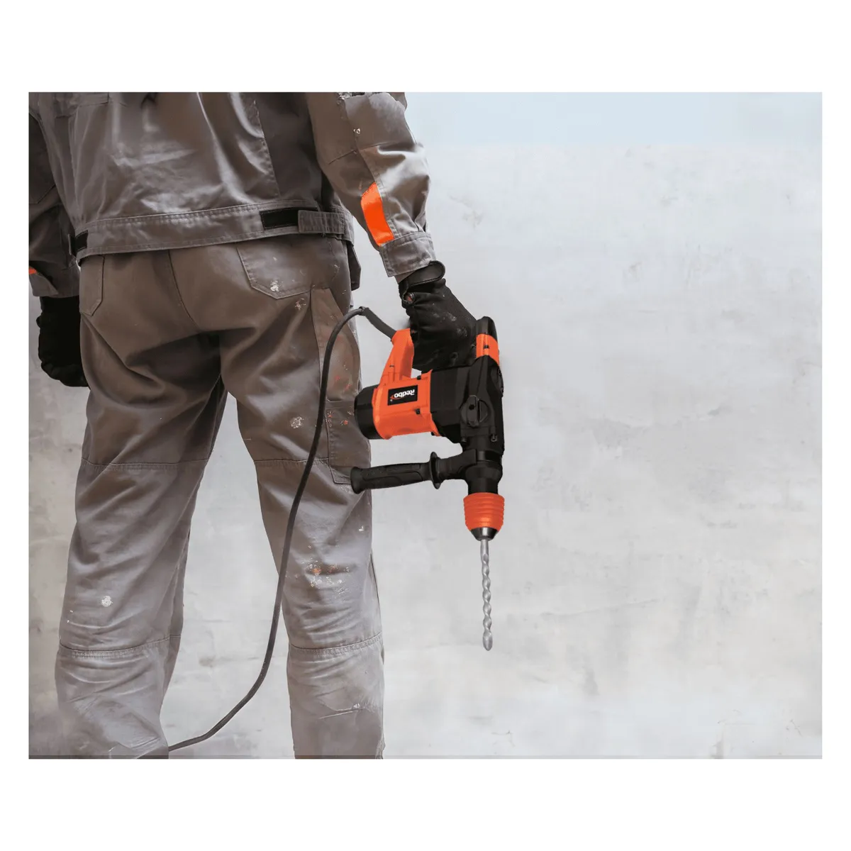 REDBO - Rotomartillo SDS Plus 1100w uso Industrial Redbo