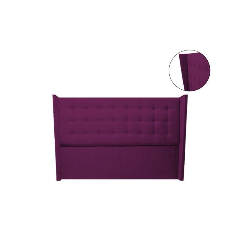 BARAKA HOME - Cabecera Oviedo King - Púrpura
