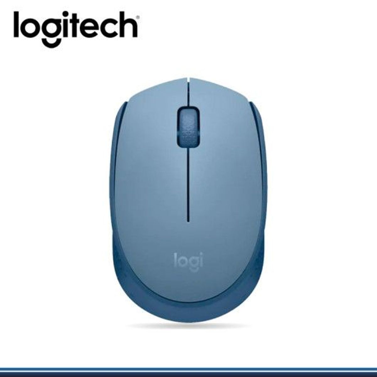 LOGITECH - MOUSE LOGITECH M170 WIRELESS BLUE GRAY