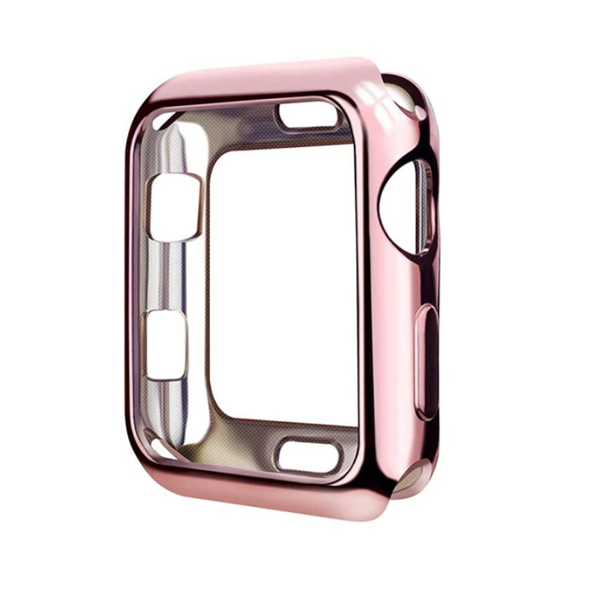 GENERICO - Case Cromado para APPLE WATCH 42mm - Rosa