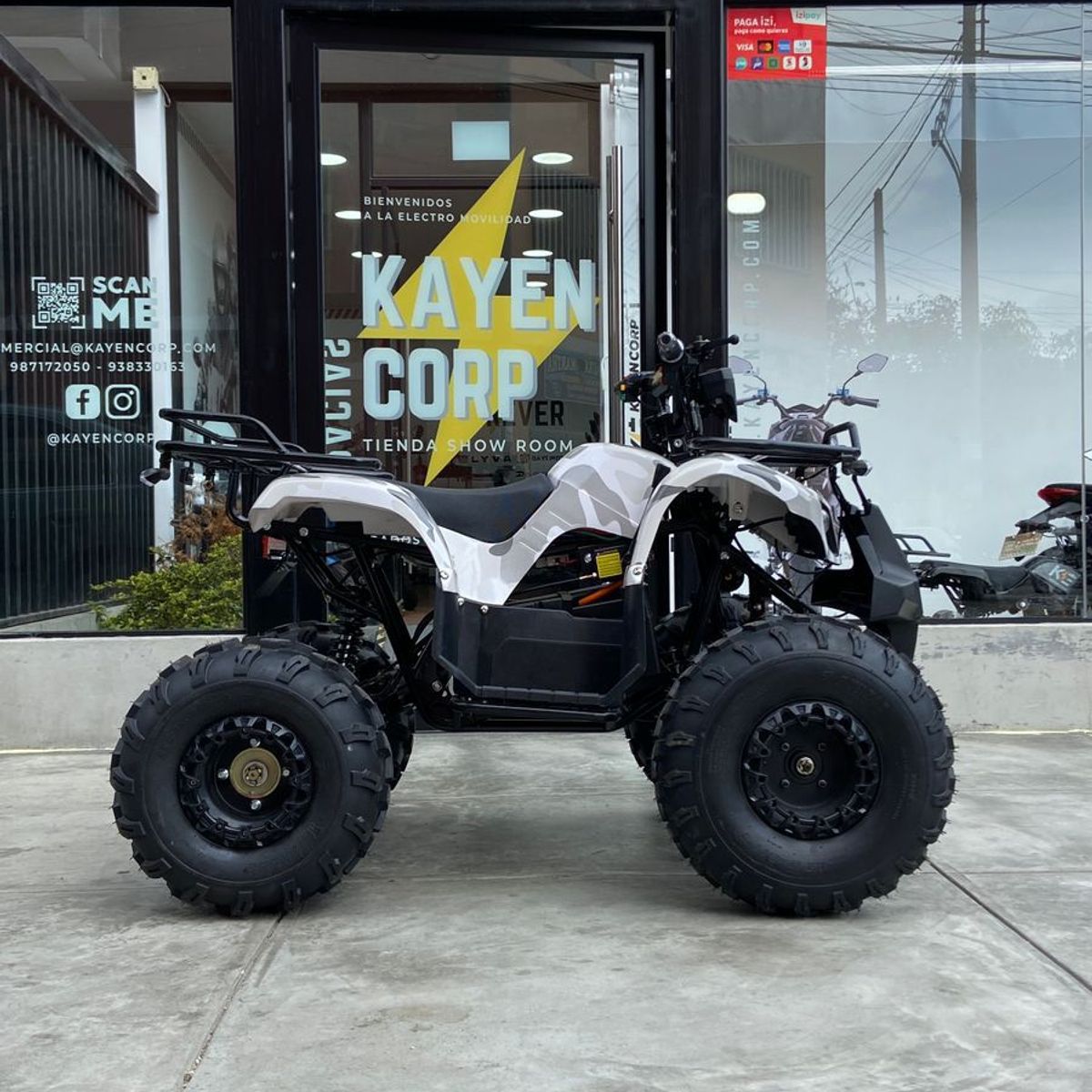 GENERICO - CUATRIMOTO KAYENCORP ATV-019E  MOTOR1200W 60V20AH - GRIS